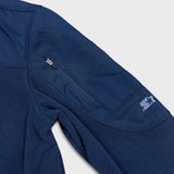 Vintage 90s Starter Fleece Mens Medium Blue Sportswear Full Zip Jacket