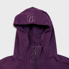 Lululemon Scuba Hoodie Womens Size 8 Purple Full Zip Sports Hooded Sweatshirt