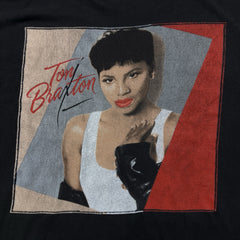 Vintage 90s Maze Frankie Beverly & Toni Braxton T Shirt Mens XL Black Brockum USA Rap Tee