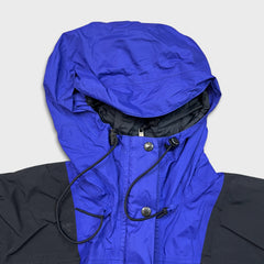 Vintage The North Face Jacket Women Small Blue Mountain Gore-Tex 90s Windbreaker