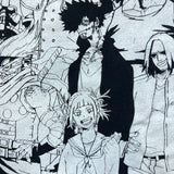 My Hero Academia T Shirt Mens Large Black Short Sleeve Graphic Anime Tee