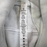 Lululemon LA Pullover Hoodie Womens Size 2 White Watercolor Wash Hooded Sweater