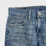 Levi's 511 Jean Mens 29x32 Blue Slim Fit Mid Rise Medium Wash Stretch Denim Pants