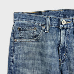 Levi's 511 Jean Mens 29x32 Blue Slim Fit Mid Rise Medium Wash Stretch Denim Pants