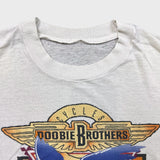 Vintage 1989 The Doobie Brothers Cycles Tour T Shirt Mens Small White Rock Band Tee