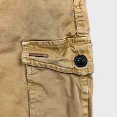 G-Star Raw Pants Mens 34x34 Beige Straight Leg Utility Cargo Casual Trousers