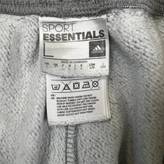 Adidas Sweatpants Mens Large Gray Essentials Spell Out Taper Leg Athletic Jogger