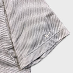 Vintage Nike Sportswear T Shirt Men Medium Gray Swoosh Athletic Y2K Short Sleeve Tee