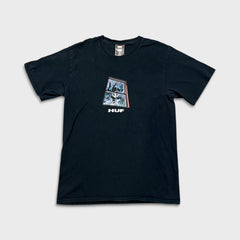 HUF x Marvel Black Suit Spider-Man Black T Shirt Mens Medium Black Superhero Tee