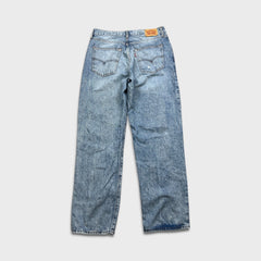 Levi's '94 Baggy Jeans Womens 32x31 Blue Loose Relaxed Fit Distressed Light Wash