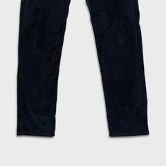 Levi's 502 Pants Mens 32x32 Black Corduroy Tapered Stretch Regular Fit Mid Rise