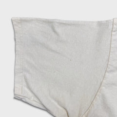Vintage 90s Tultex Blank T Shirt Men XL White Faded Lightweight Short Sleeve Tee