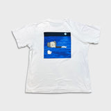 KAWS x Uniqlo UT Short Sleeve Artbook Cover T Shirt Mens 2XL White Graphic Tee