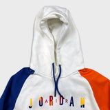Nike Air Jordan Brand Hoodie Mens XL White Jumpman Pullover Hooded Sweater