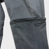 Vintage Dickies Pants Mens 36x32 Gray Wide Baggy Convertible Workwear Trousers