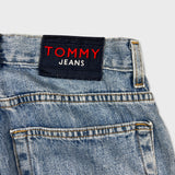 Vintage Tommy Hilfiger Jeans Mens 29x32 Blue Straight Light Wash Denim 90s Pants