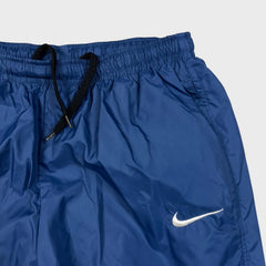 Vintage 90s Nike Sportswear Track Pants Mens Small Blue Swoosh Taper Athletic