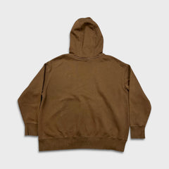 Nike Sportswear Hoodie Mens Large Brown Center Swoosh Pullover Hooded Sweater