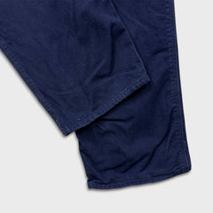 Carhartt Pants Mens 36x28 Blue Flame Resistant FR Relaxed Straight Workwear Twill
