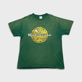 Vintage 90s Riverdale The Show T Shirt Mens Large Green Faded Single Stitch Tee