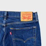 Levi's 516 Jeans Mens 34x31 Blue Slim Straight Leg Stretch Medium Wash Denim Pants