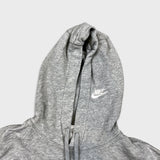 Nike Sportswear Hoodie Mens Large Gray Multi Swoosh Pullover Sweater