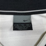 Vintage Y2K Nike Sportswear T Shirt Mens XL White Swoosh Athletic V Neck Short Sleeve Tee