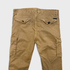 G-Star Raw Pants Mens 34x34 Beige Straight Leg Utility Cargo Casual Trousers