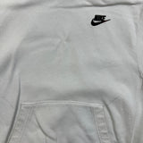 Nike Sportswear Hoodie Mens XS White Swoosh Pullover Hooded Sweater
