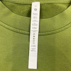 Lululemon Perfectly Oversized Crew Womens Size 10 Green Pullover Sweatshirt
