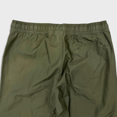 Nike Sportswear Track Pants Mens Large Green Woven Swoosh Taper Leg
