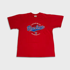 Vintage 2003 Bulletin Toronto Blue Jays T Shirt Mens XL Red MLB Baseball Tee
