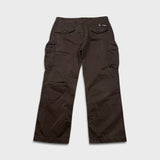 G-Star Raw 3301 Pants Mens 36x30 Brown 3D Straight Relaxed Utility Cargo Trouser