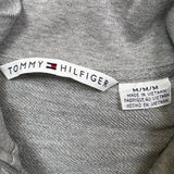 Tommy Hilfiger Sweatshirt Mens XS Gray 1/4 Zip Tommy Flag Pullover