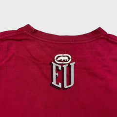 Vintage Y2K Ecko Unltd T Shirt Mens Large Red The Classic Graphic Short Sleeve Tee