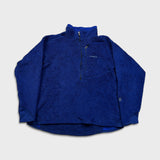 Vintage 90s Patagonia Fleece Mens XL Blue USA 1/4 Zip Regulator Polartec Jacket