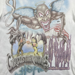 Travis Scott Utopia Circus Maximus 2023 Tour III Tee Mens Medium White T Shirt