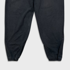 Vintage 90s Nike Sportswear Sweatpants Mens Large Black USA Taper Leg Jogger