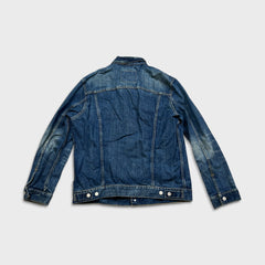 Levi's Type III Denim Jacket Mens XL Blue Medium Wash Western Trucker