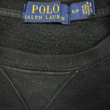 Polo Ralph Lauren Sweatshirt Mens Small Black Pony Pullover Crewneck