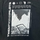 Vintage 2009 Twenty One Pilots Dead Car T Shirt Mens Large Black Faded Wash Band Tee