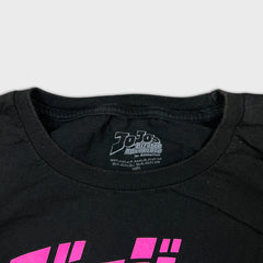Jojo Bizarre Adventure T Shirt Mens XL Black Graphic Anime Short Sleeve Tee
