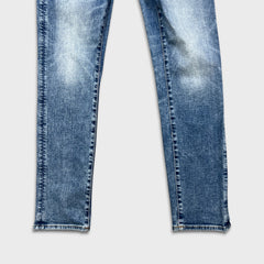 American Eagle Jeans Mens 30x32 Blue Air Flex + Slim Light Wash Faded Denim Pants