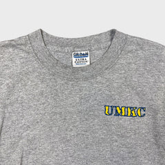 Vintage Y2K UMKC Kangaroos Long Sleeve Shirt Mens XL Gray College NCAA Tee