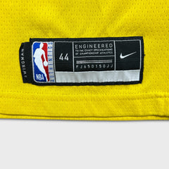 Nike LeBron James #23 Lakers Jersey Mens Medium Yellow NBA Swingman Icon Edition Basketball