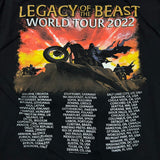 2022 Iron Maiden T Shirt Mens XL Black Senjutsu Legacy The Beast World Tour Tee
