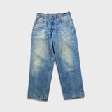 Vintage 90s Levi's 506 Jeans Mens 34x30 Blue Comfort Relaxed Straight Light Wash Denim Pants
