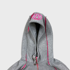 Lululemon Scuba Hoodie Womens Size 6 Gray Full Zip Sports Hooded Sweater