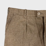 Vintage 90s Levi’s Strauss Dress Pants Mens 32x32 Brown Pleated Wool Blend Trouser