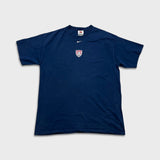 Vintage Y2K Nike DaMarcus Beasley #7 T Shirt Mens XL Blue Team USA Soccer Tee
